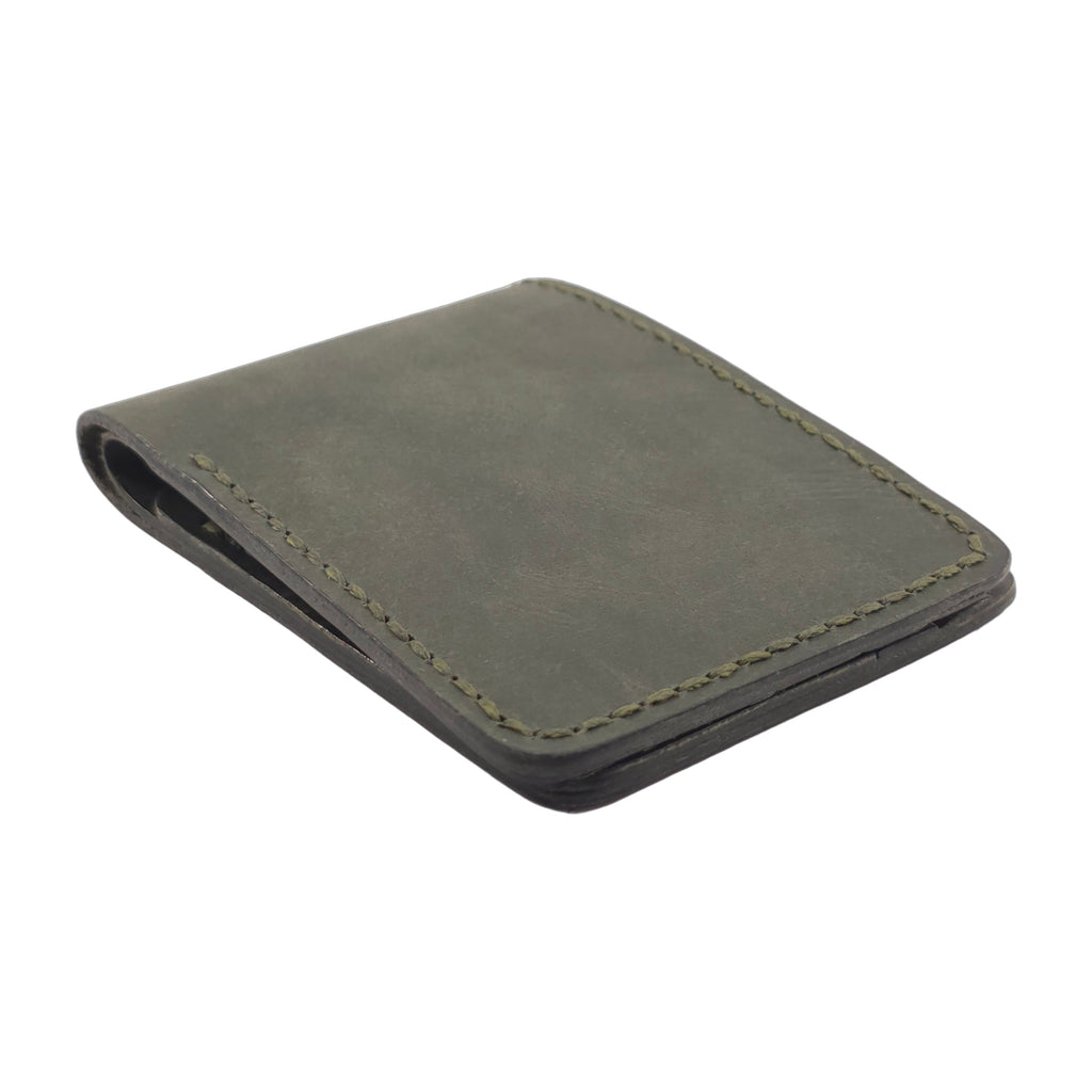Hand stiched wallet - Dark Green