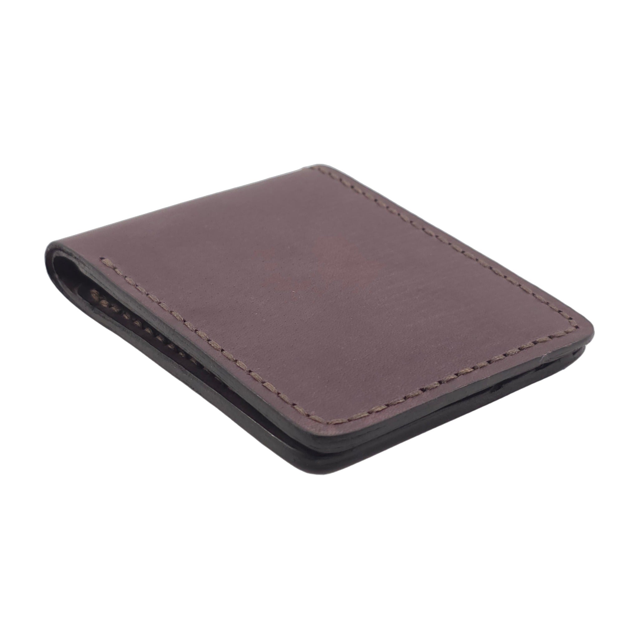 Hand stiched wallet - Mahroon
