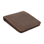 wallet - Dark Leathery Brown