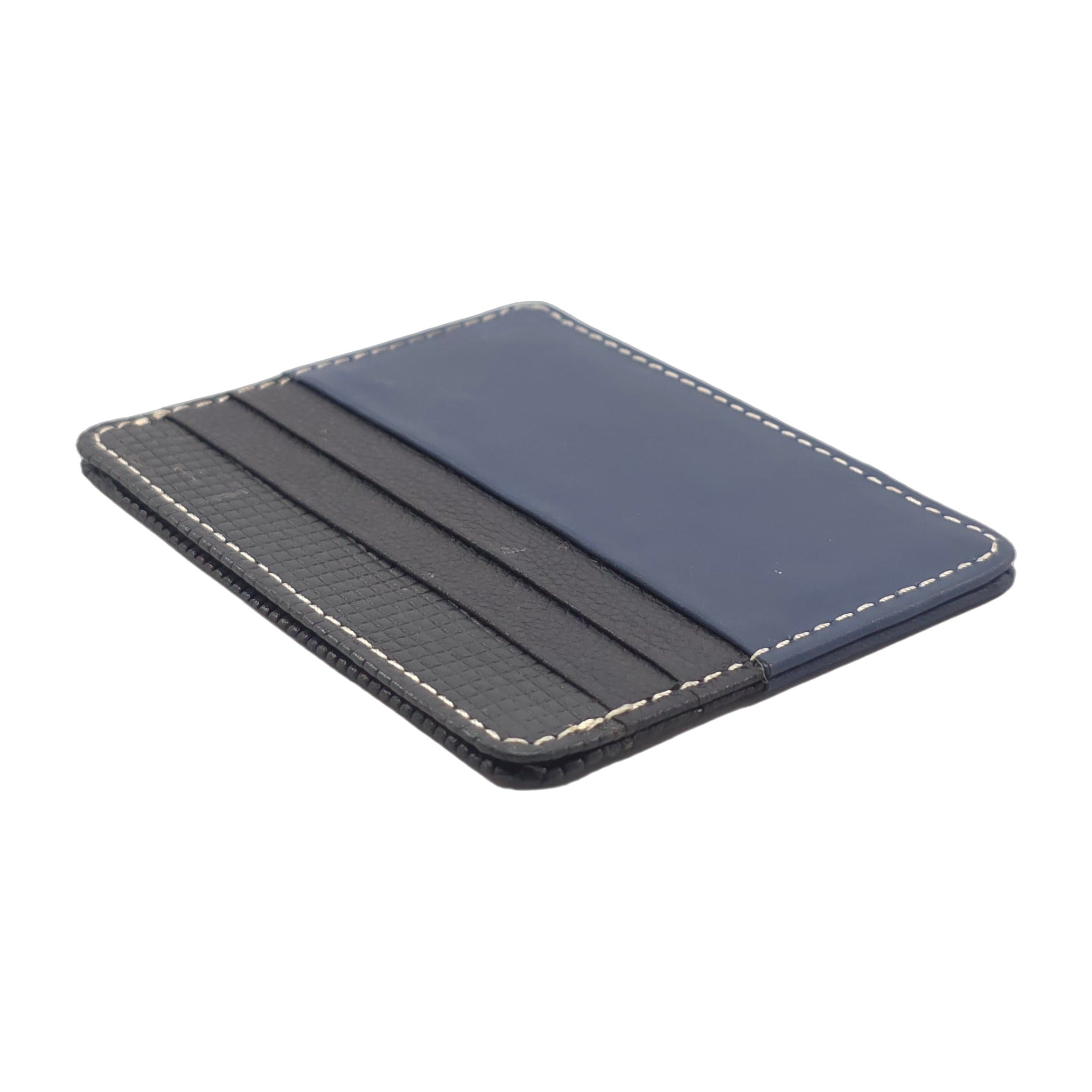 Multi purpose card holder - Blue Black Combo