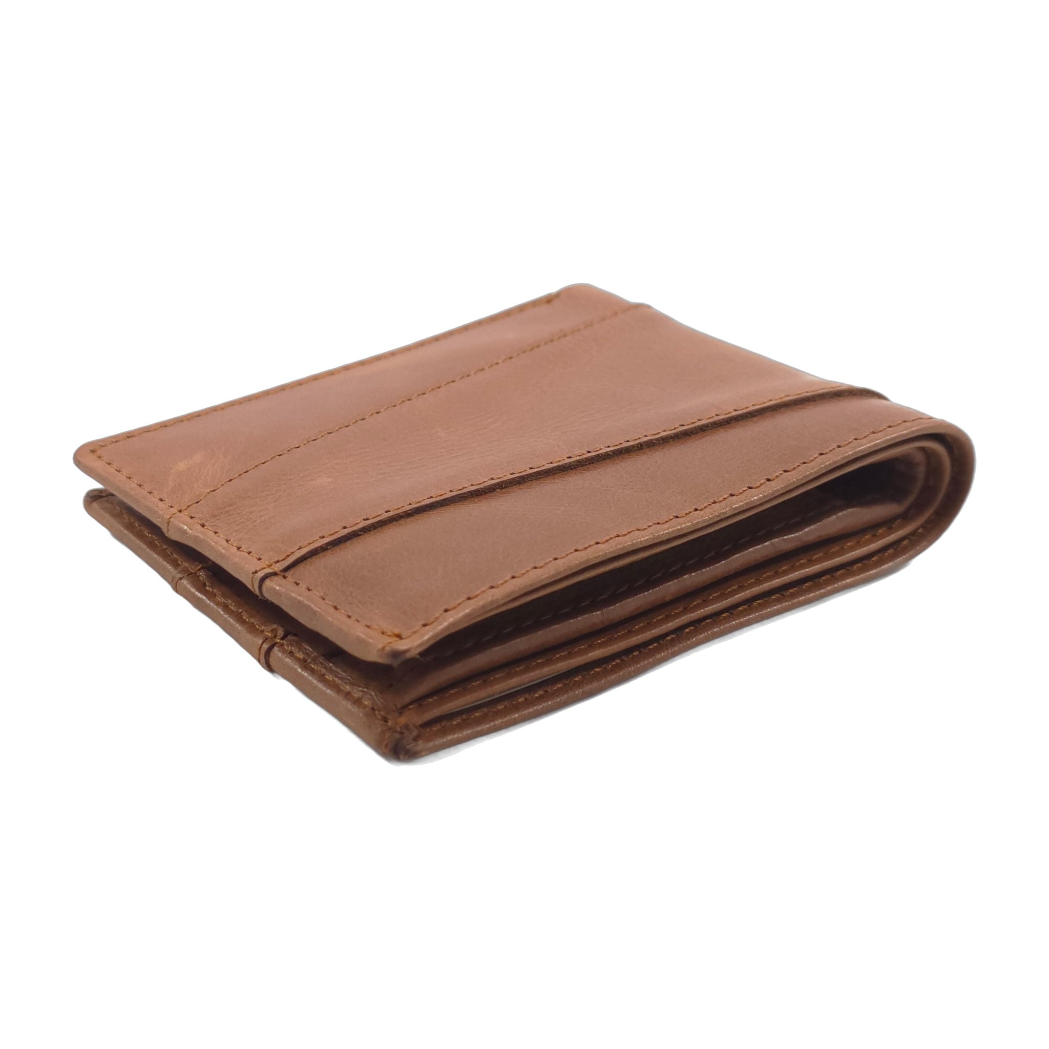 Classic Bifold Leather Wallet – Black