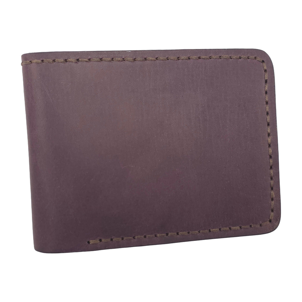 Hand stiched wallet - Mahroon