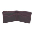 Hand stiched wallet - Mahroon