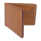 Hand stiched wallet - Brown