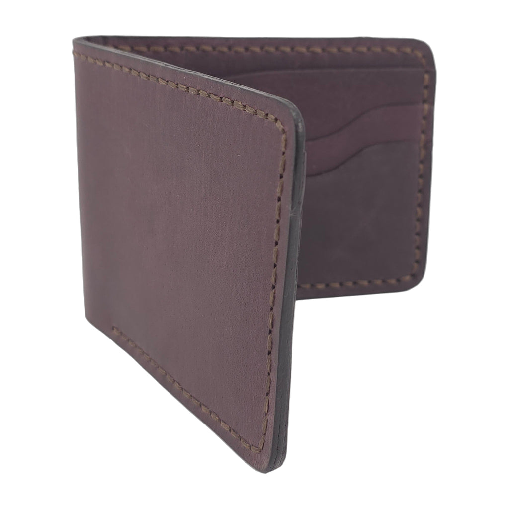 Hand stiched wallet - Mahroon