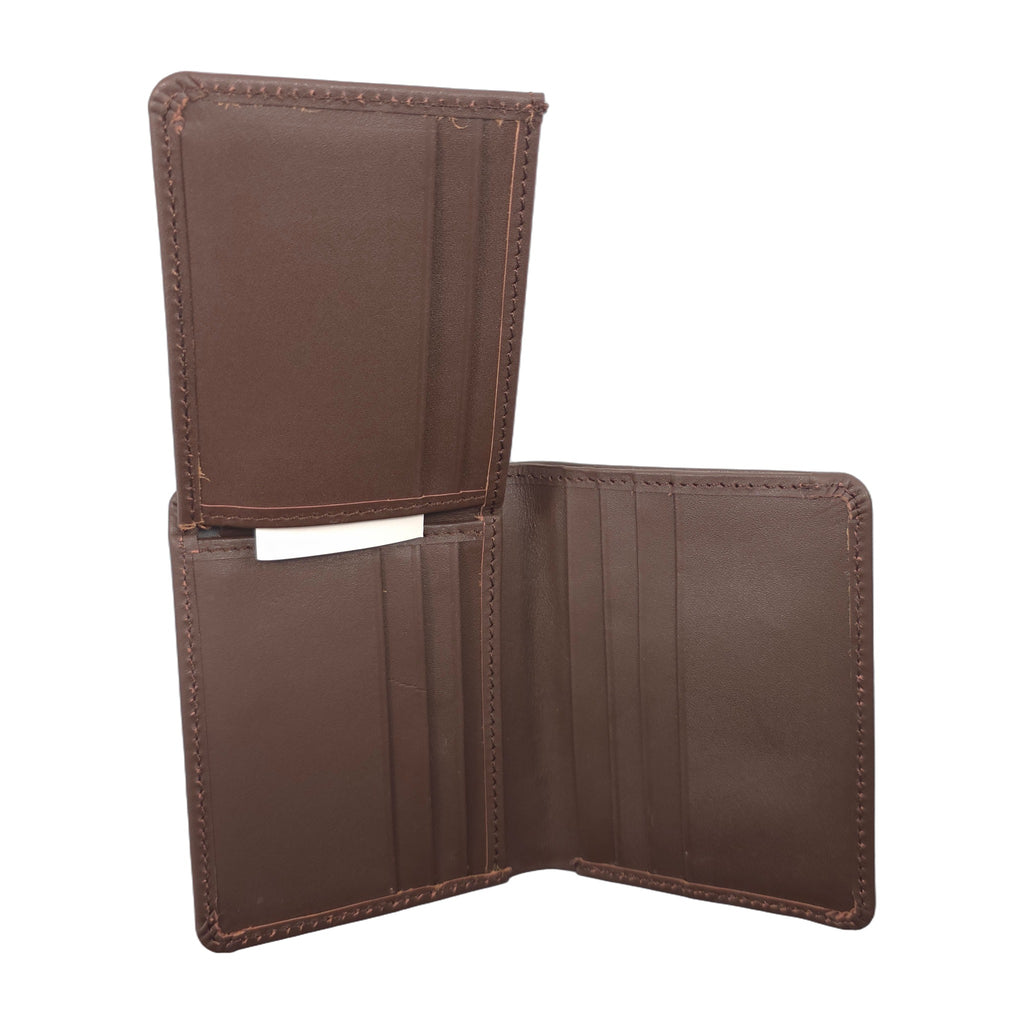 Compact wallet - Light Brown