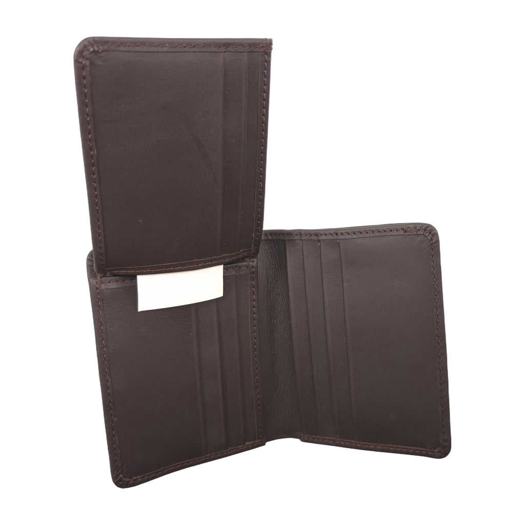 Compact wallet - Dark Brown