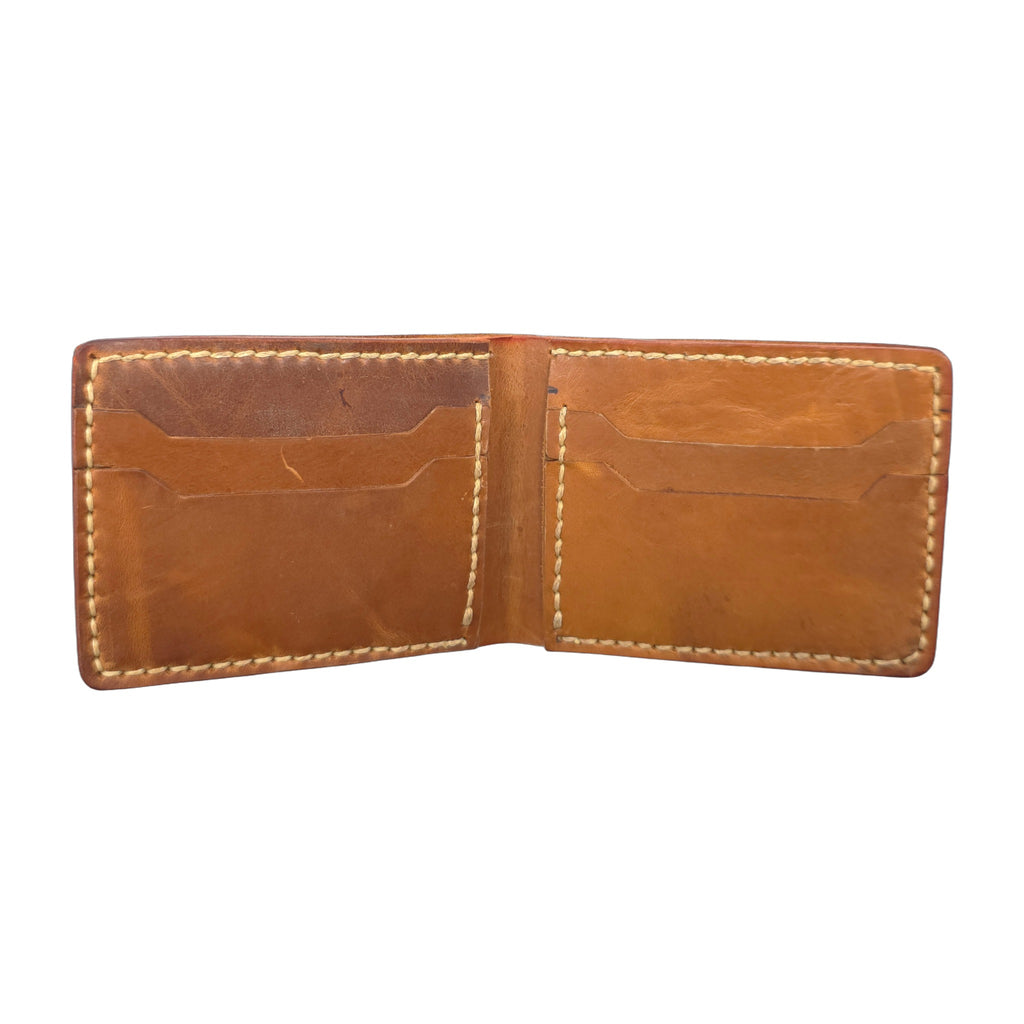 Hand stiched wallet - Brown