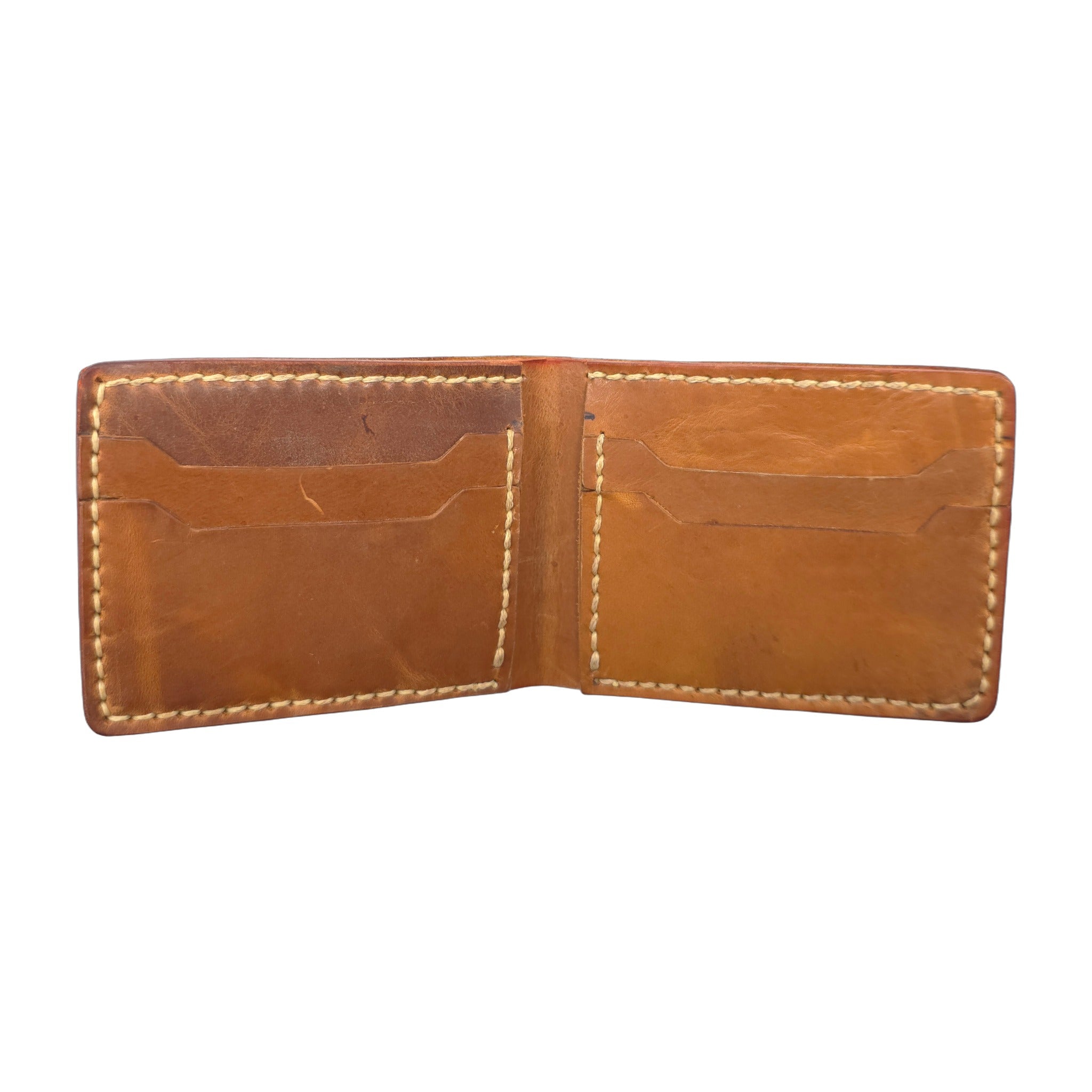 Hand stiched wallet - Brown