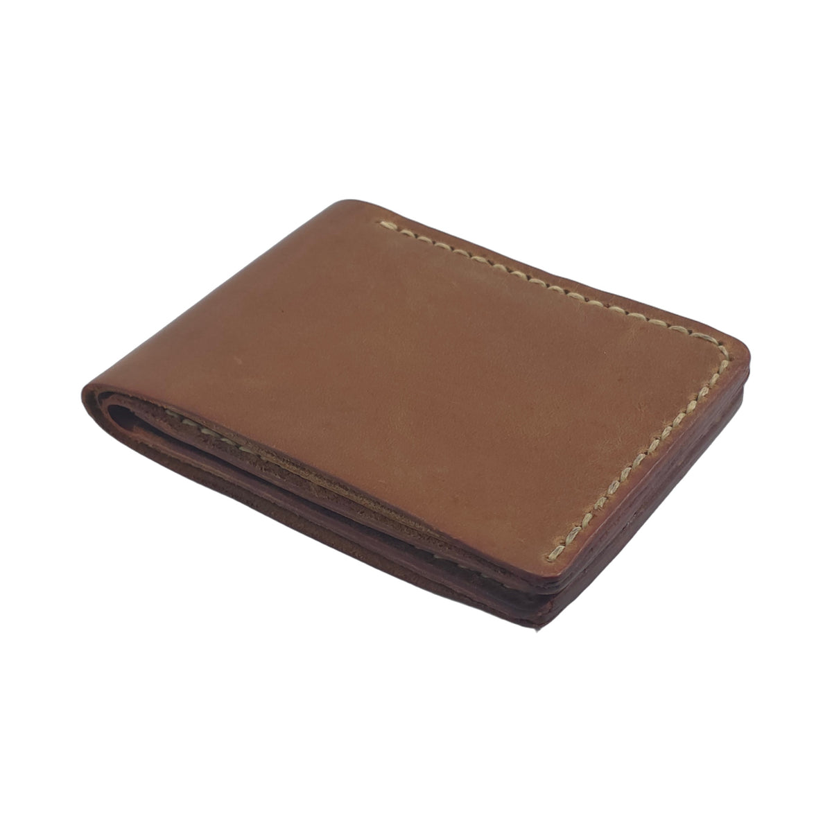 Hand stiched wallet - Brown