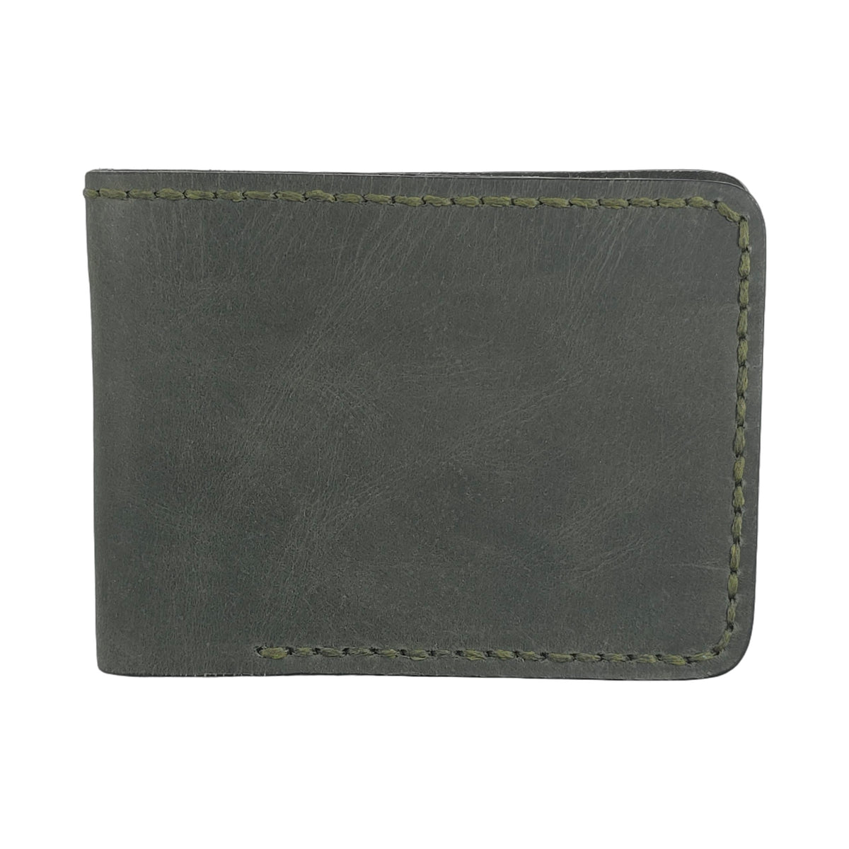 Hand stiched wallet - Dark Green
