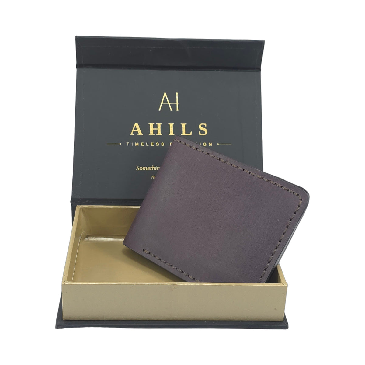 Hand stiched wallet - Mahroon